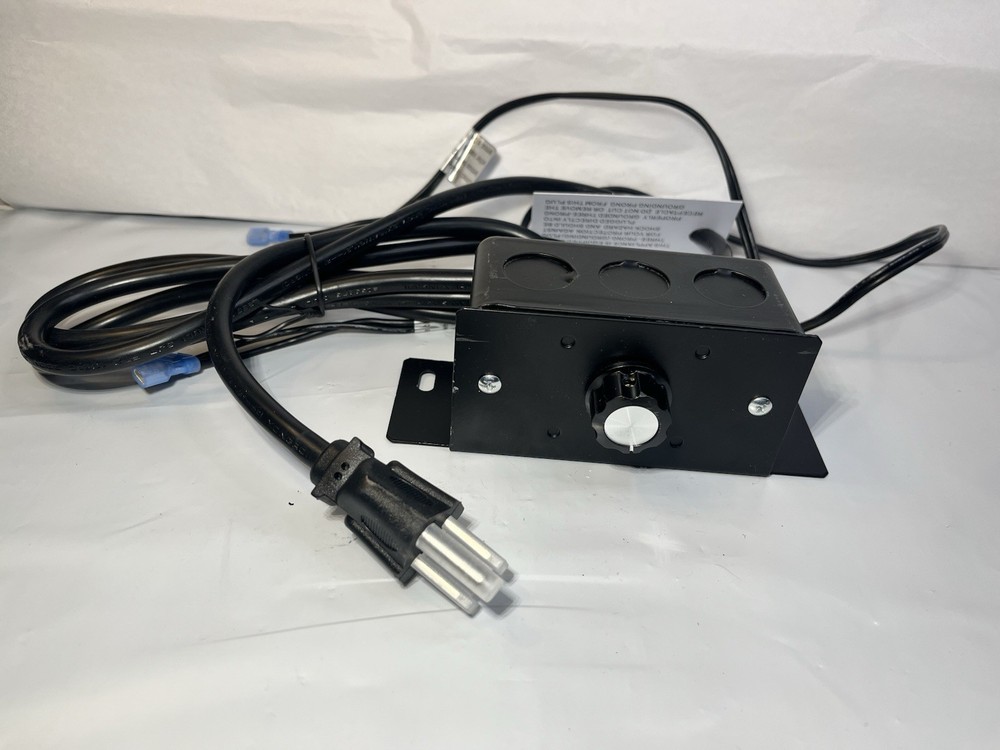 Electric Fan Speed Controller Variable Control Box 3-Prong Plug Adjustable