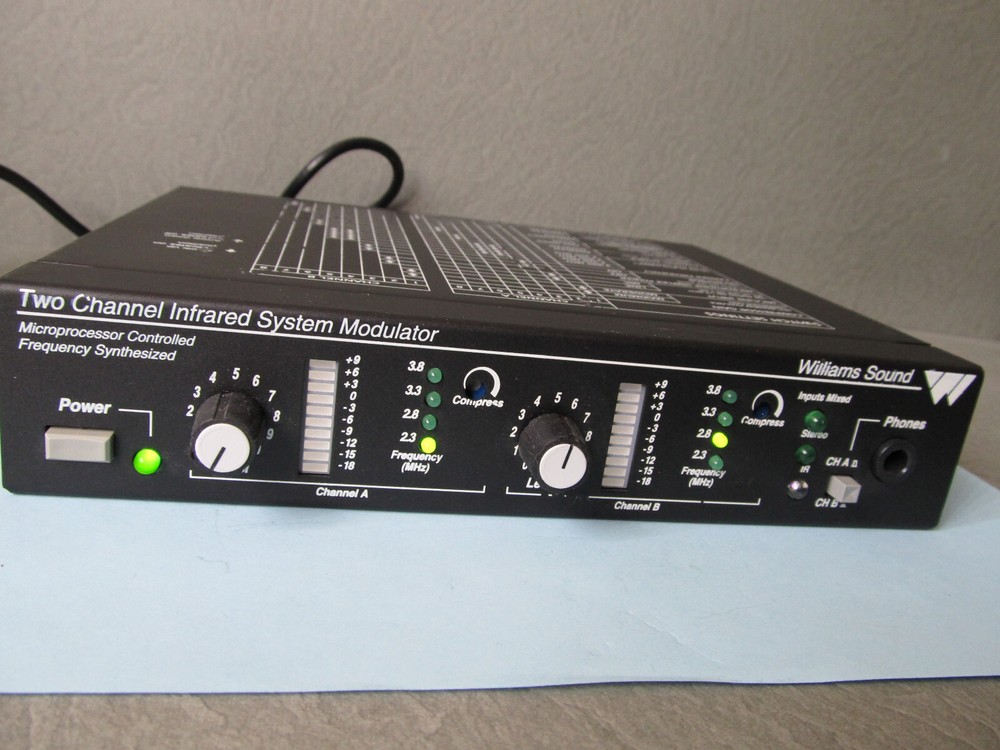 Williams Sound MOD 232R Two-Channel Infrared System Modulator