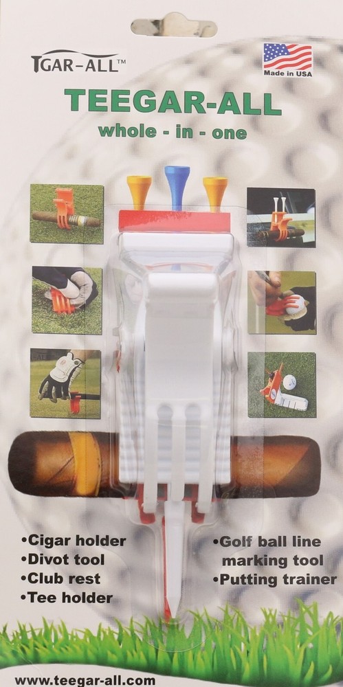 cigar holder multipurpose golf tool