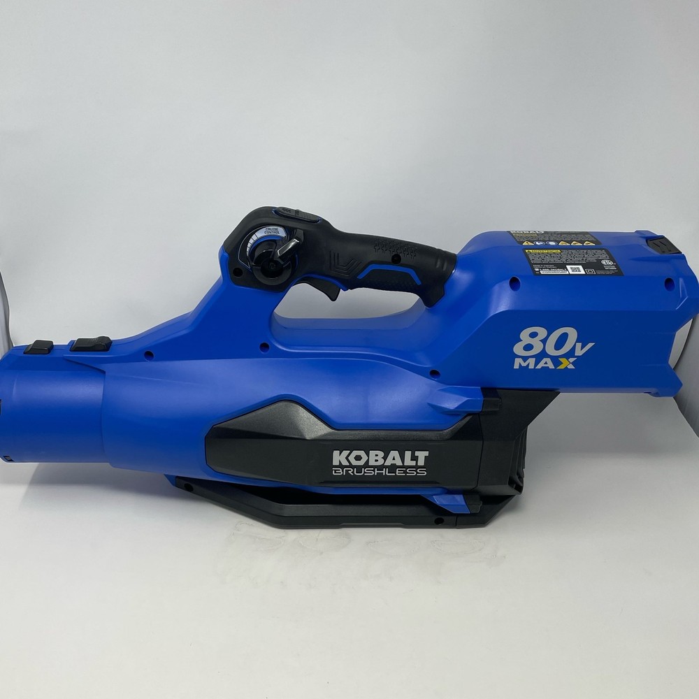 Kobalt 80V 630CFM 140MPH Brushless Leaf Blower Blue/Black Tool Only