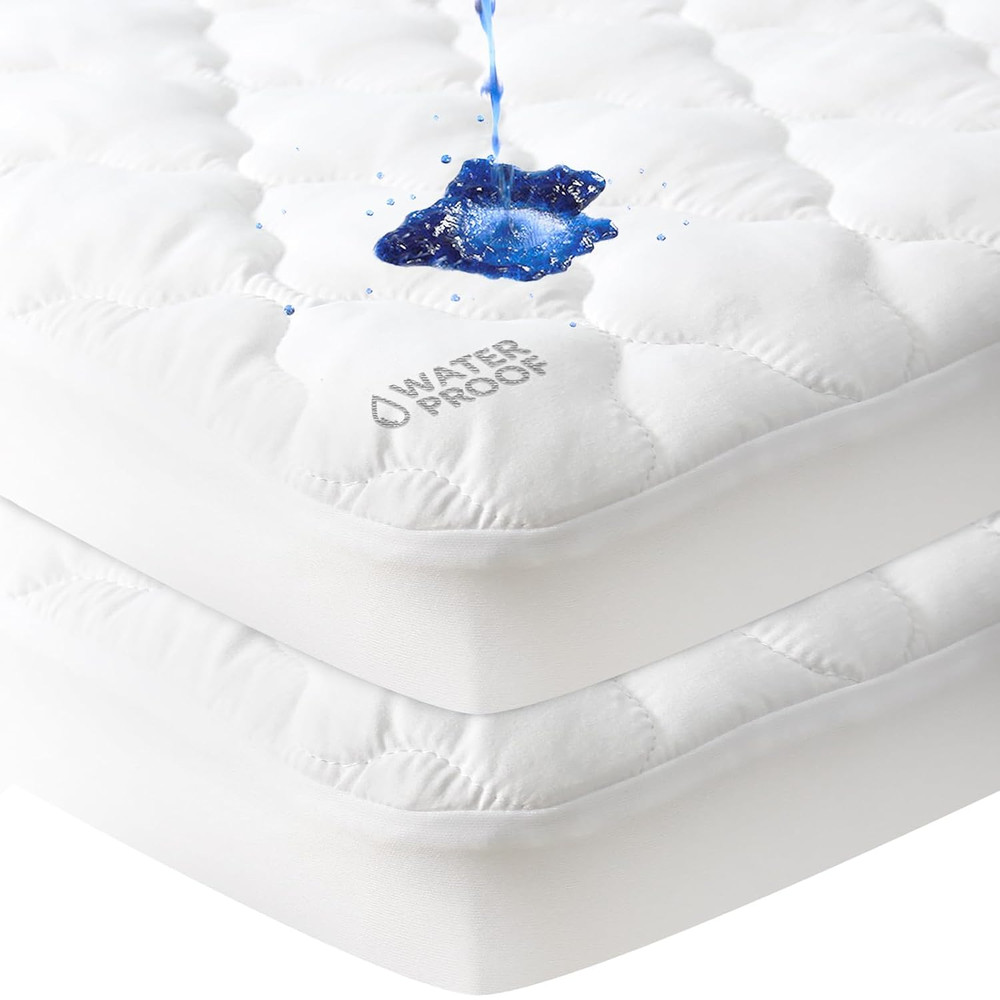 Waterproof Pack and Play Sheets Compatible with 4Moms Breeze plus Playard, Pack