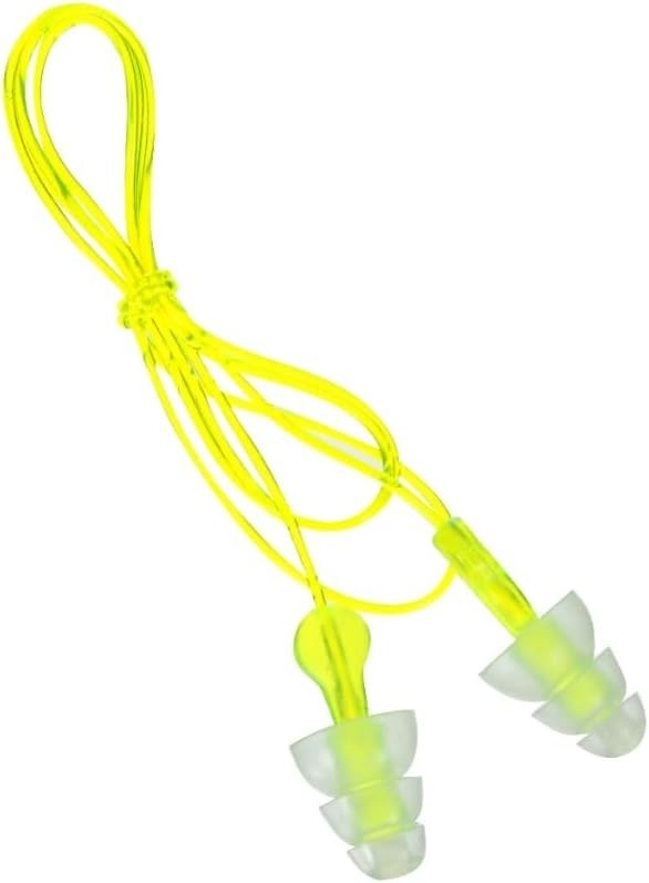 Reusable Earplugs - 3 Pair, NRR 26dB, Perfect for Shooting & Range Use