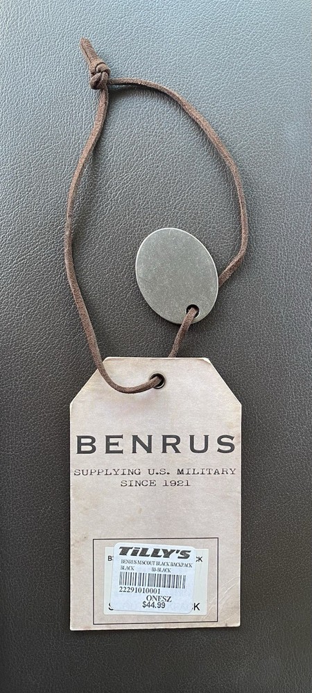 BENRUS dog tag (no name)