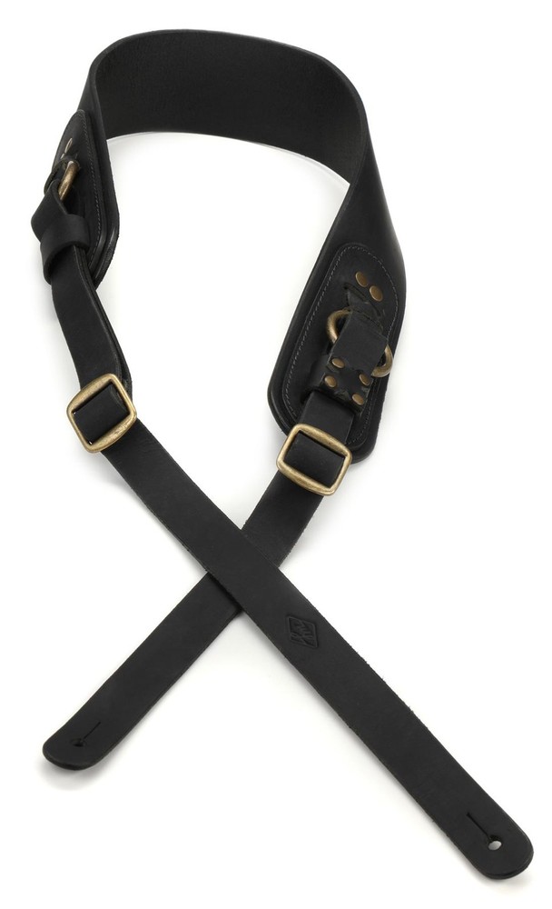 LM Products Odin Viking Series Leather Strap - Black (2-pack) Bundle