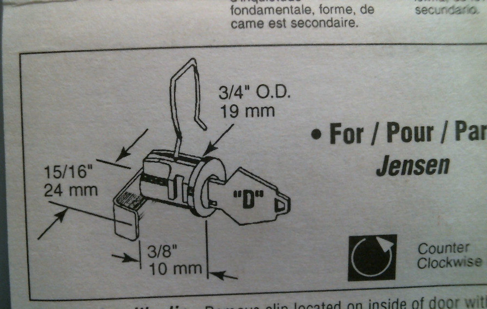Prime-Line Mailbox Lock (S-4232) FS