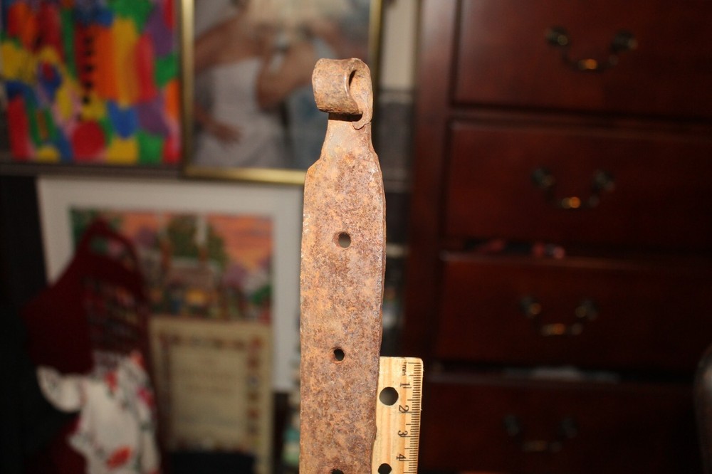 Antique Blacksmith Made Strap Hinge 16-1/2" AS IS for 1/2" Post
