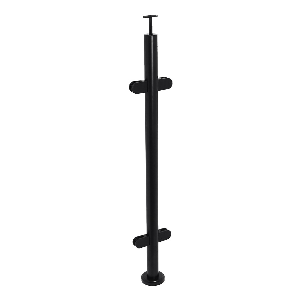 Glass Railing Mid Post 304 Stainless Steel Guardrail Post Deck Railing Post USA