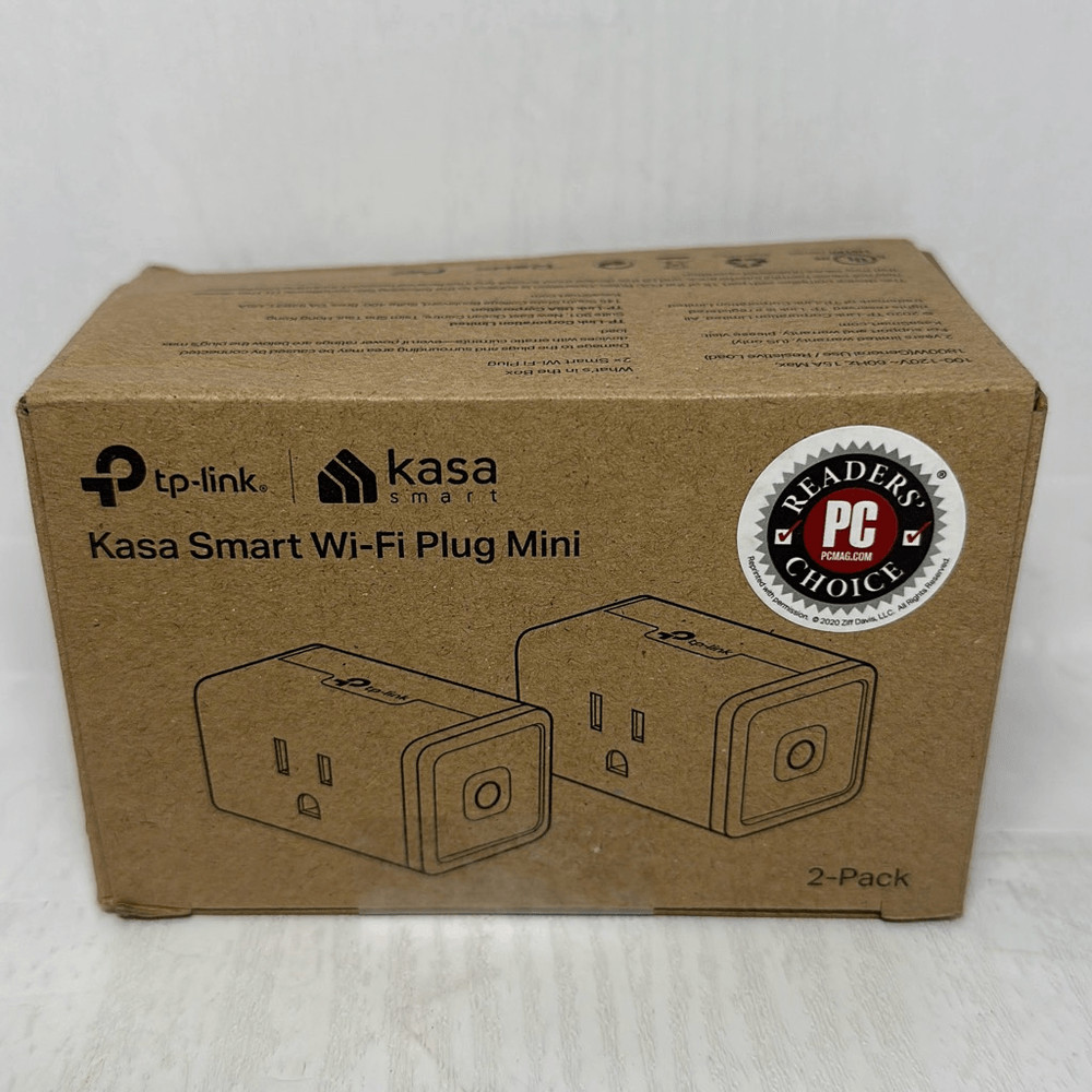 (2) TP-LINK Kasa HS103P2 SMART WIFI PLUG Wifi Smart AC Plug for all Electronics