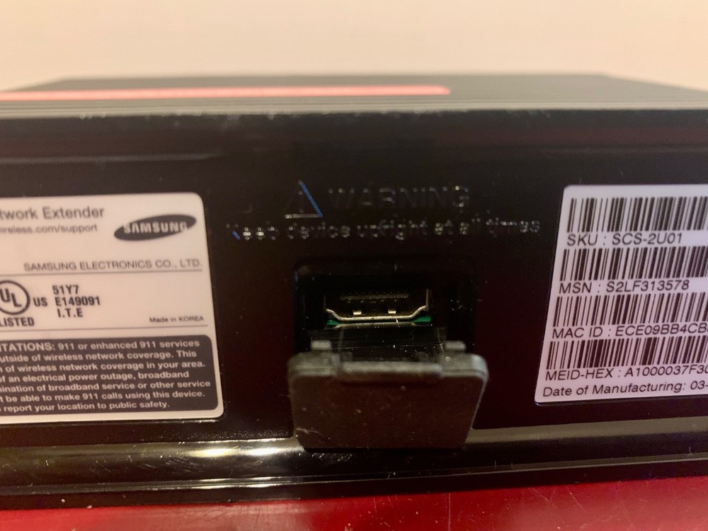 Samsung Verizon Wireless Network Extender Model SCS-2U01