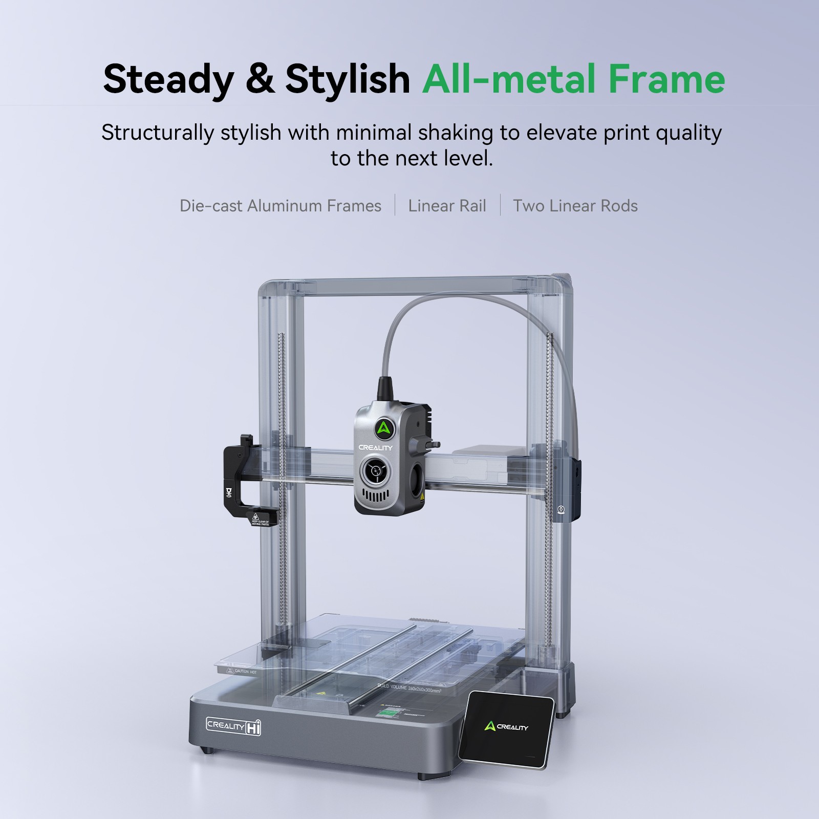 【Refurbished】Creality Hi 3D Printer Up to 16-Color Print 260x300mm Build Volume