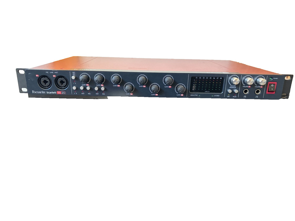 Focusrite Scarlett 18i20 USB 1st Gen Audio Interface Rackmount