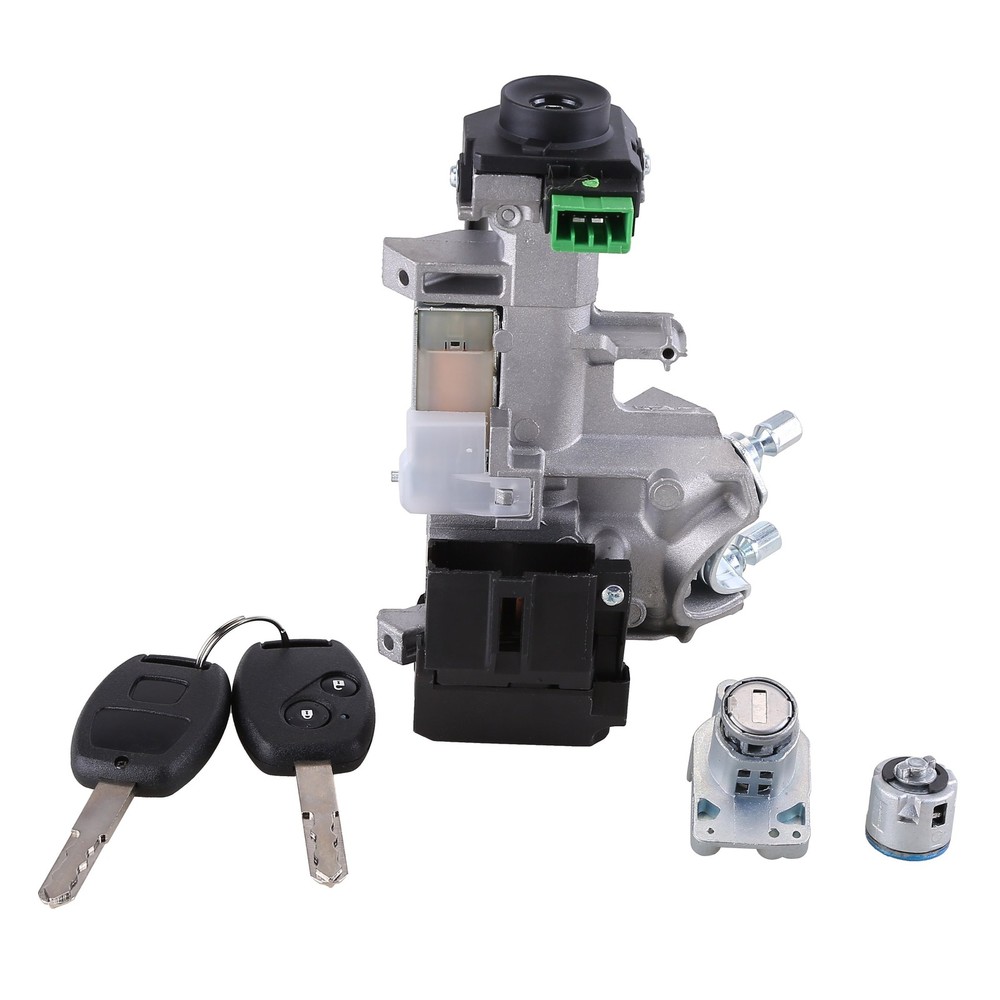 IGNITION & DOOR LOCK CYLINDER SWITCH ASSEMBLY SET 2 REMOTE KEY FOR 2007-2011 CRV