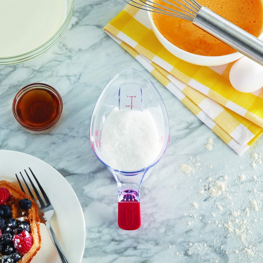 Farberware Pro Angled Measuring Cup, 1 Cup/8 fl. oz. - Red Markings & Handle