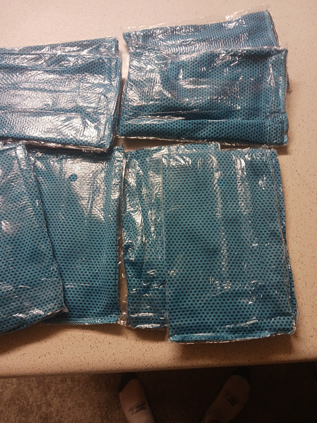 (2 pack) Frogg Toggs iCOOL® PVA Cooling Towel, Sky Blue 26" x 17"