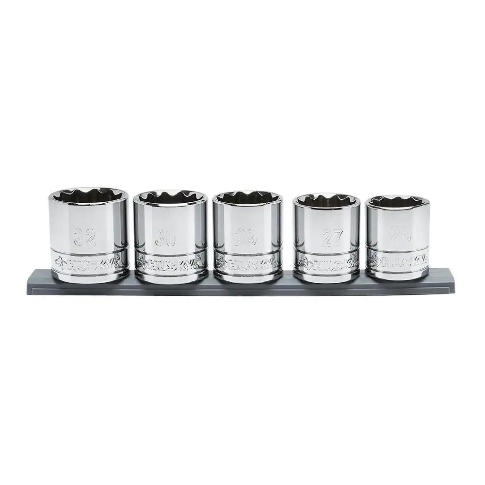 1/2 In. Drive Metric Large Socket Set (5-Piece)
