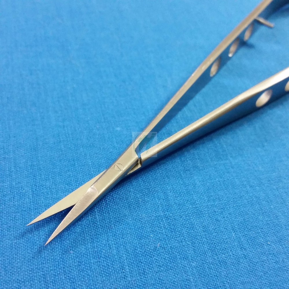 FINE TIP POINT SPRING SELF RETRACTING STITCH MICRO SCISSORS 5.5" STRAIGHT