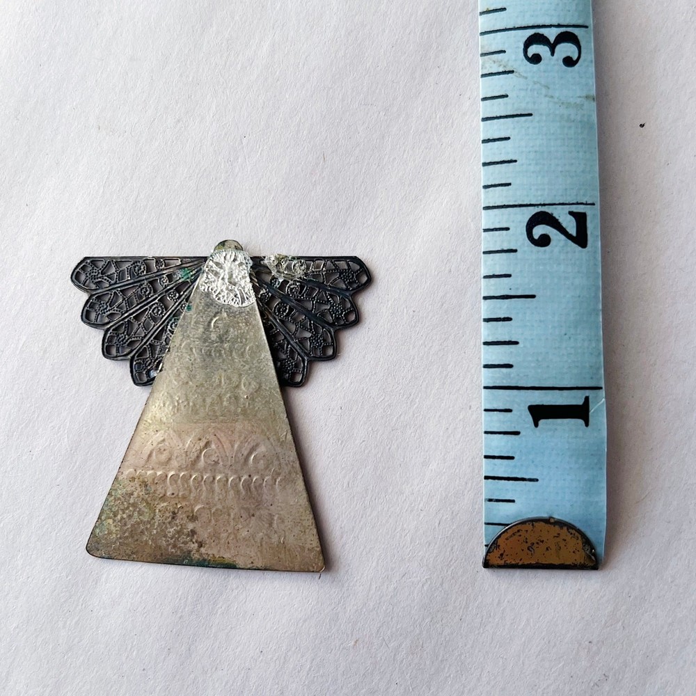 Vintage Art Deco Angel Pin Base without Backing