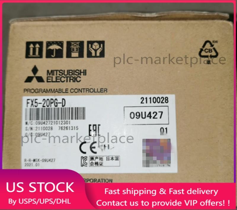 1PC New Mitsubishi PLC Programmable Controllers Processors Module FX5-20PG-D