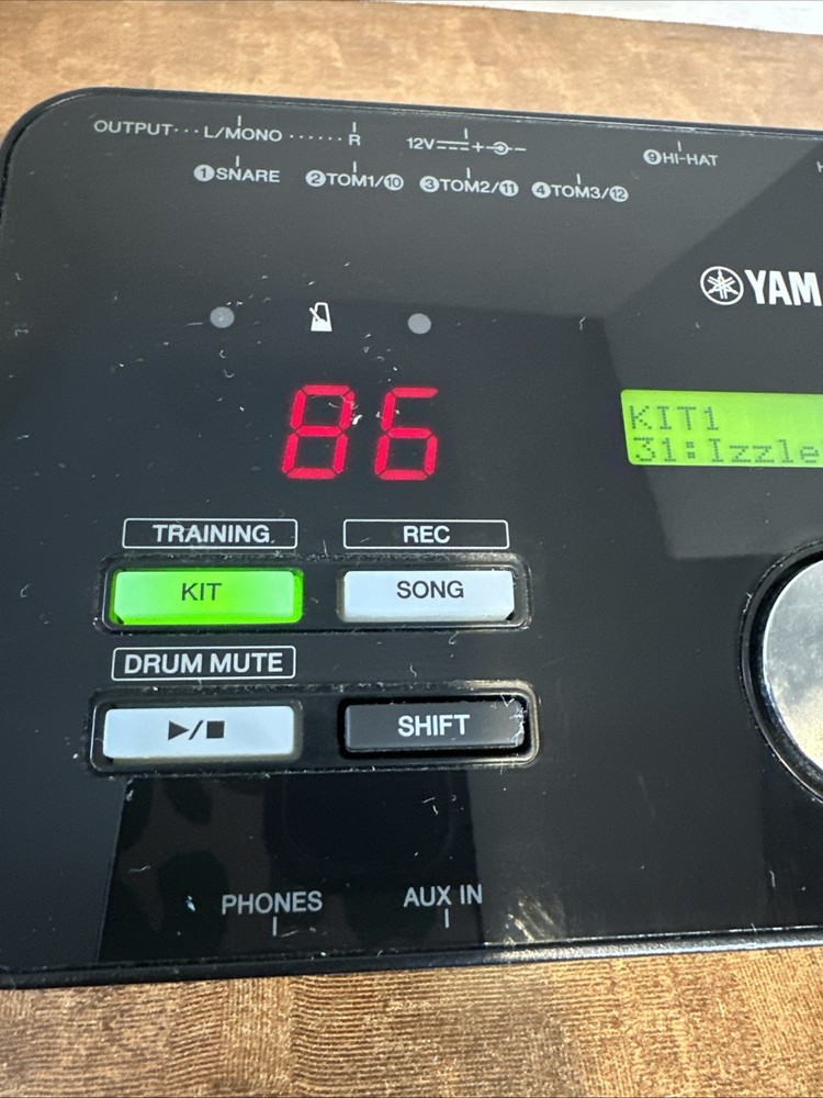 Yamaha DTX Electronic Drum Trigger Module DTX502 Series TESTED W Mount, Cable