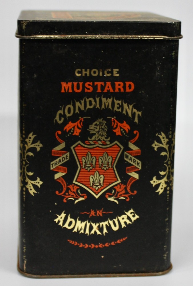 Original Vintage Barring & Brown’s Mustard Tin
