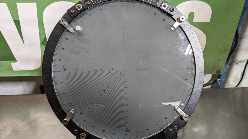 FOWLER Optical Comparator 12″ Screen Dia Horizontal 53-900-000 Incomplete