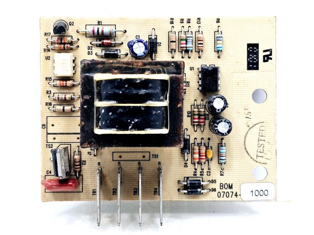 07074-1000 BUNN BOM LIQUID LEVEL CONTROL PCB