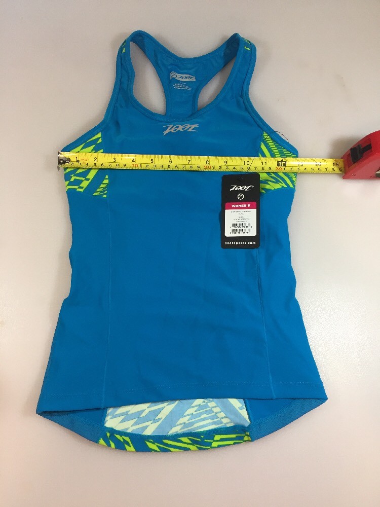 Zoot Womens Performance Racerback Tri Top Small S (6025)
