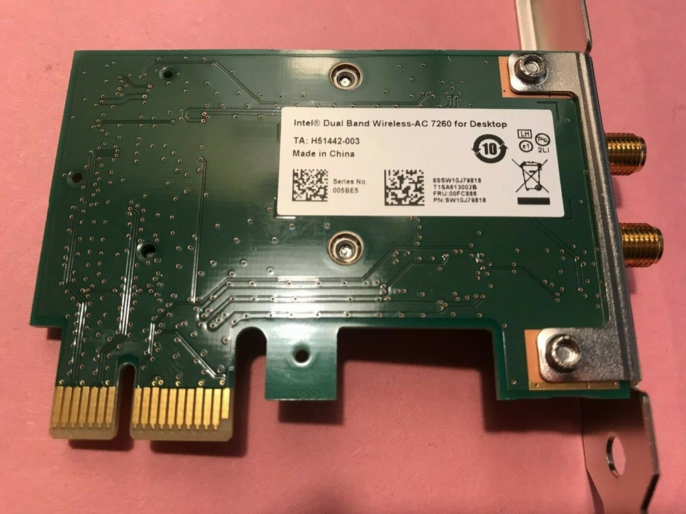 Intel Dual Band Wireless-AC 7260 for desktop