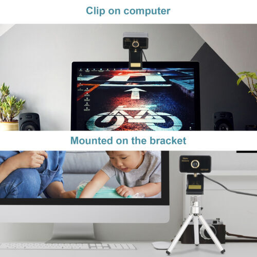 720P HD Webcam with Microphone USB Streaming Web Camera for PC/Computer/Desktop