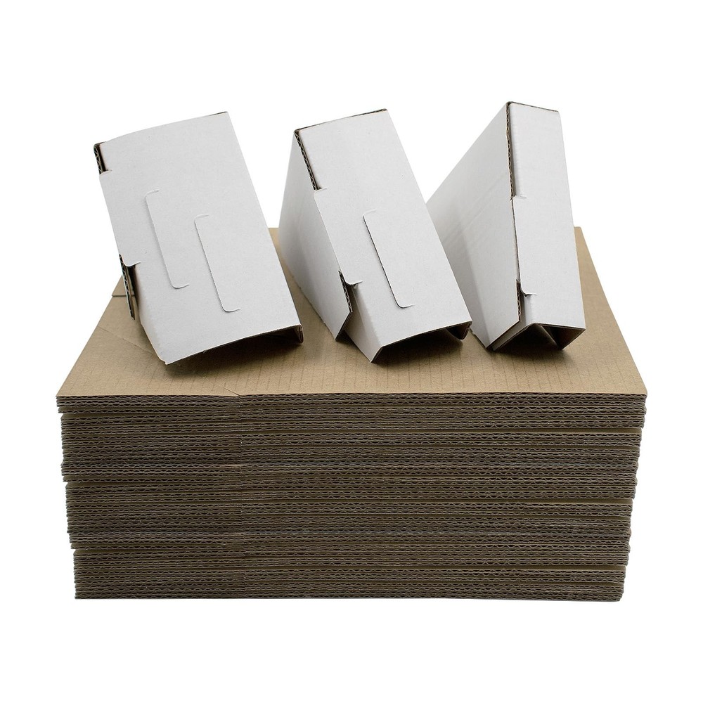 Golden State Art, 48 Pack Adjustable Cardboard Corner 48-Pack, White