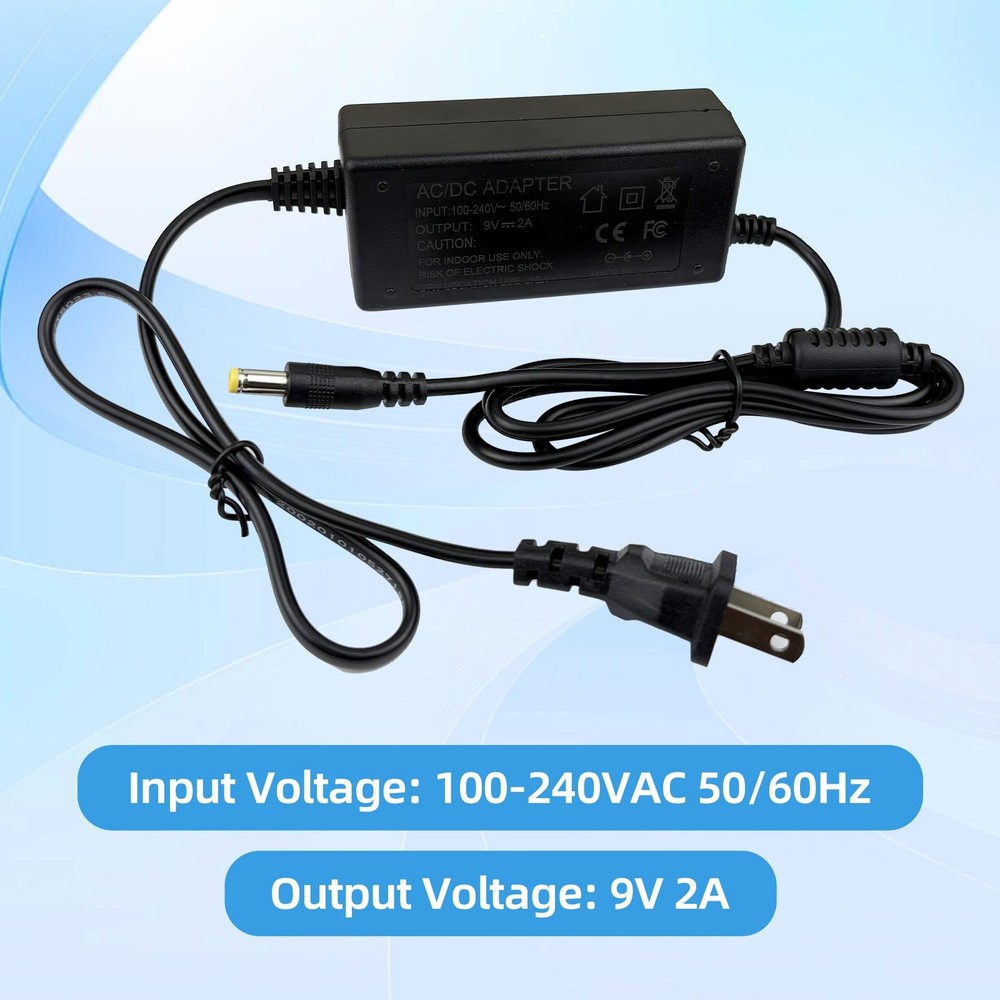 9V AC DC Power Adaptor For Alesis Command Mesh Kit Nitro Max Pro Supply Cord