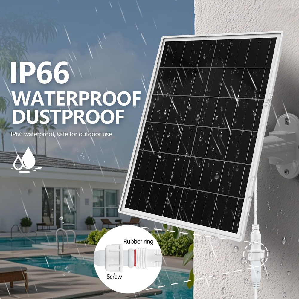 Orayafid Solar Panel for Trail Camera,Game Camera Security Cameras,Built-in R...