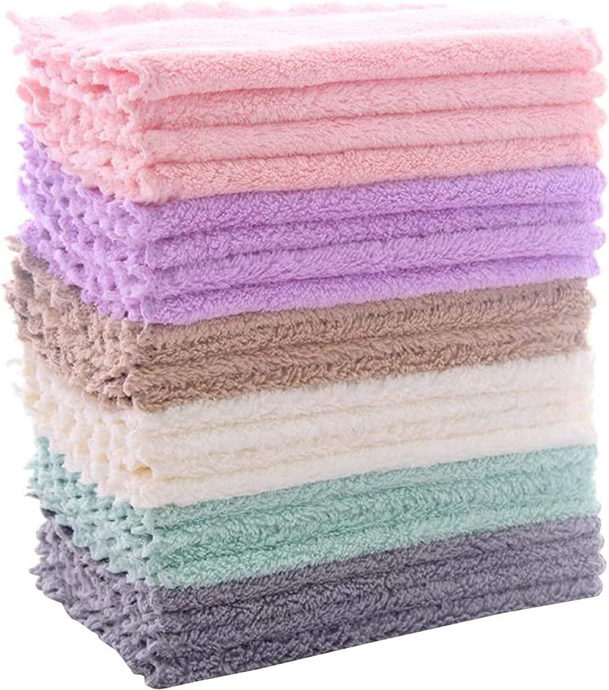 24 Pack Kitchen Dishcloths - Does Not Shed Fluff - Reusable Dish Towels