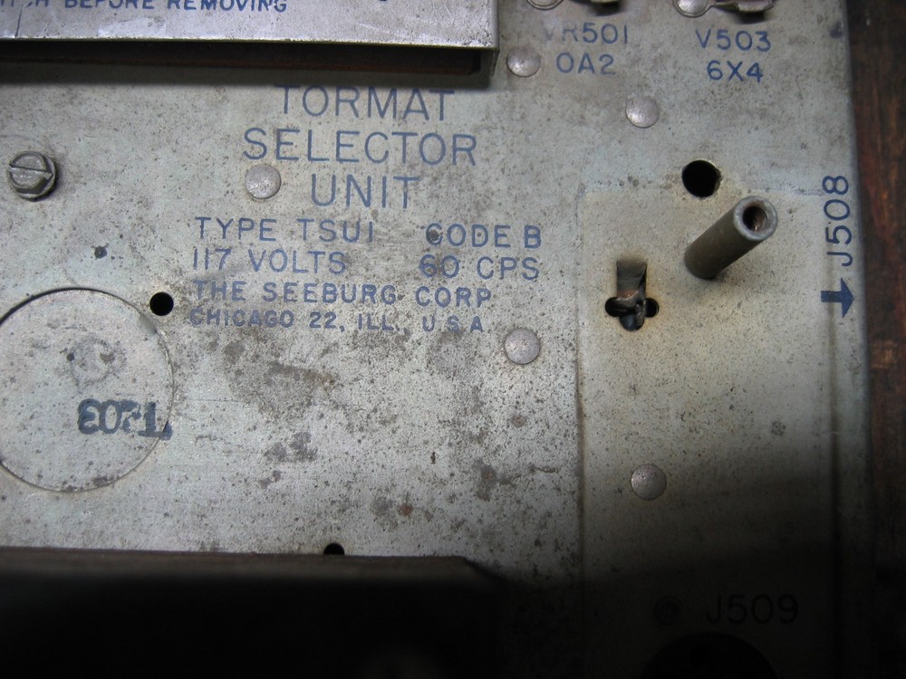 Seeburg 222 220 selection receiver TSU1 needs transformer