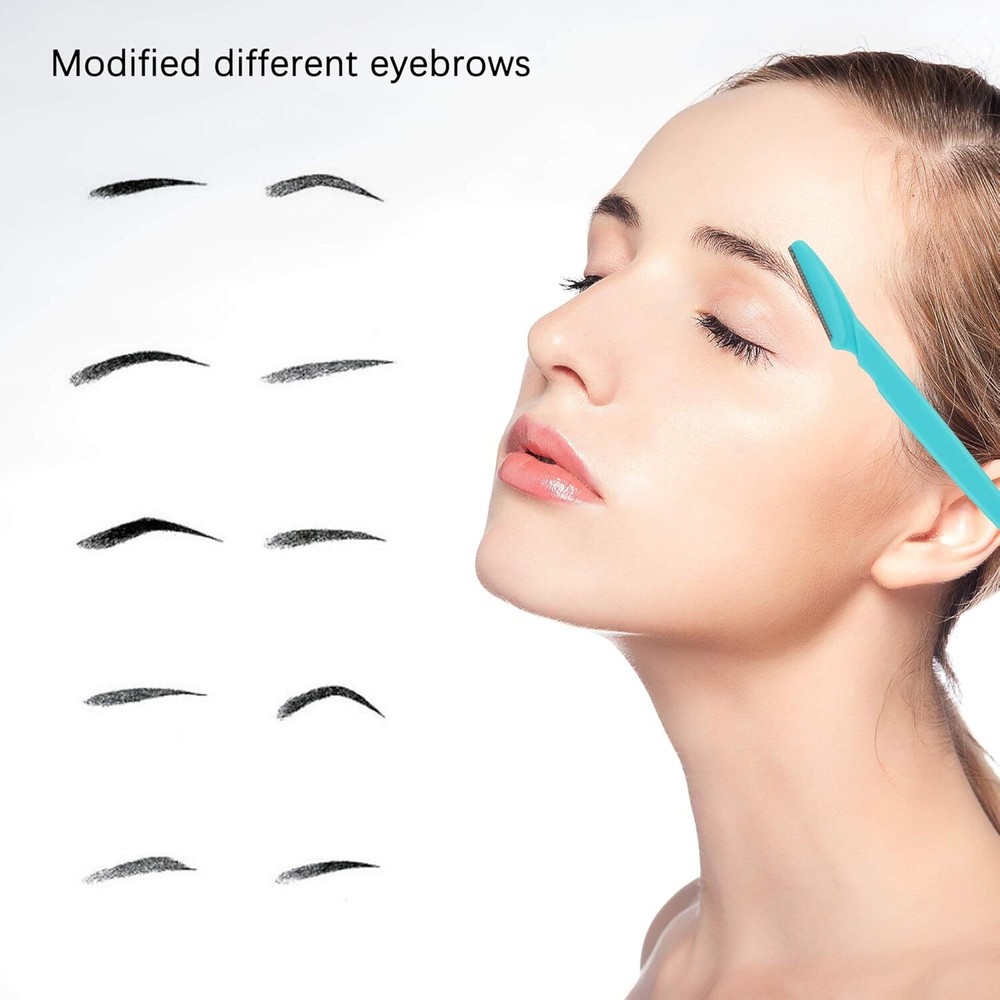 Eyebrow Razor 62 Pcs Multipurpose Exfoliating Dermaplaning Tool Trimming and...