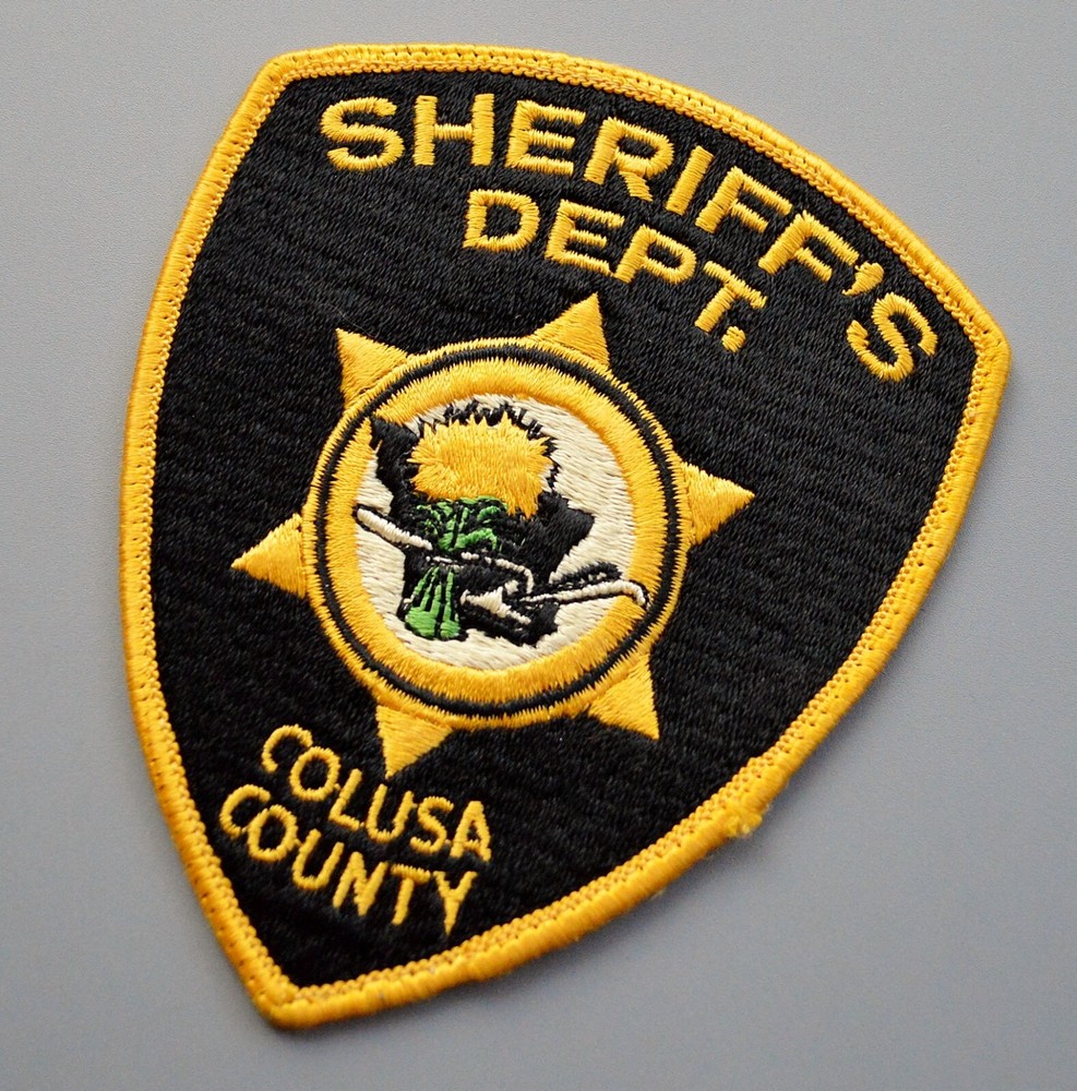 Colusa County California Sheriff's Dept. Older Style Patch ++ CA