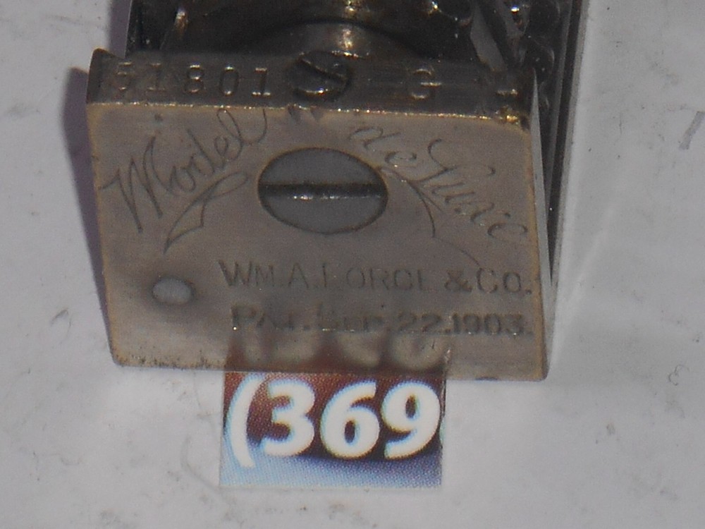 WMA Letterpress Numbering machine | 369