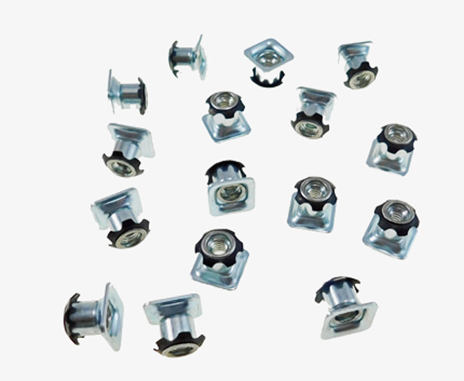 16 Pack Threaded Star Type 3/4"(OD) Square Tubing Insert 1/4-20 Threads  S71-244