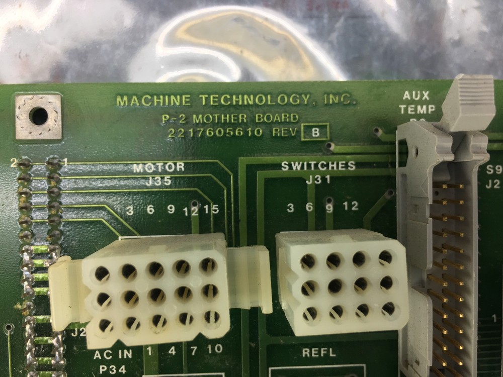 MACHINE TECHNOLOGY 2217605610 REV B Backplane PCB