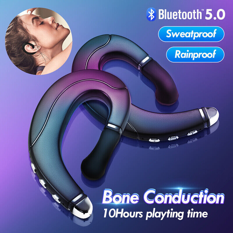 Ear hook wireless bluetooth headphones Microphone, Noise Cancelling, Painless