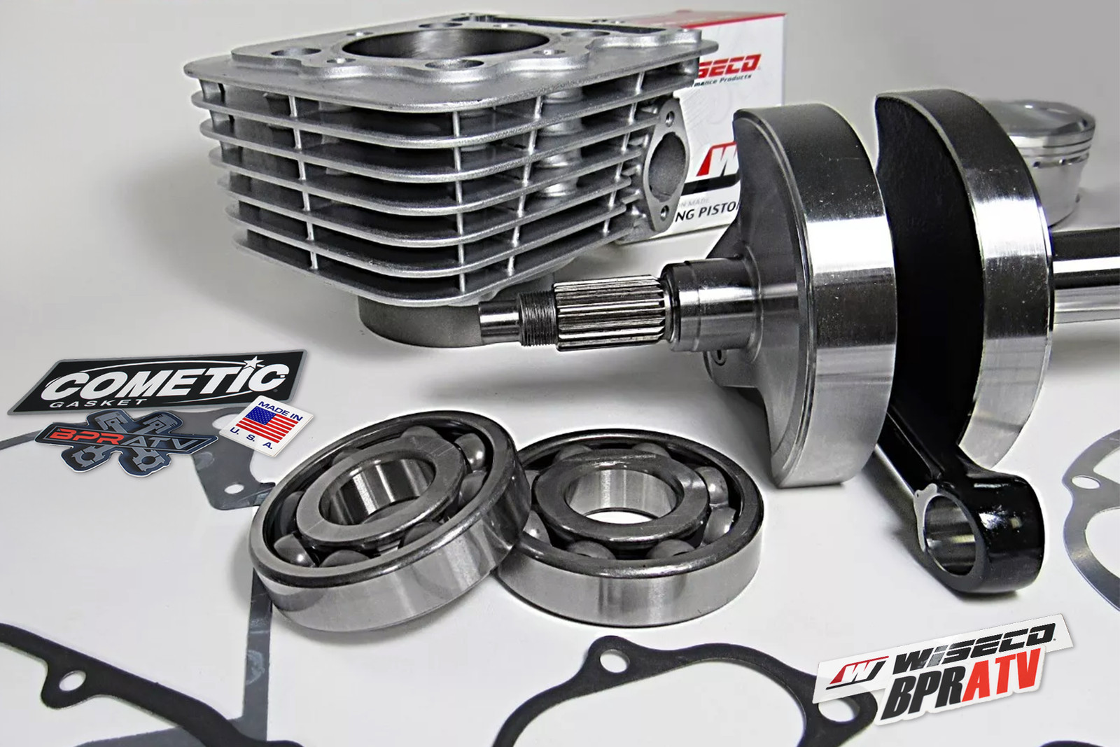 Honda TRX 400EX 85mm Stock Cylinder Crank Wiseco Piston Engine Rebuild Kit 99-04