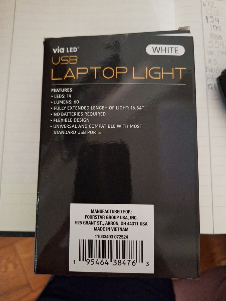 USB LED Light Lamp for Computer Keyboard, Laptop, Notebook Power Bank