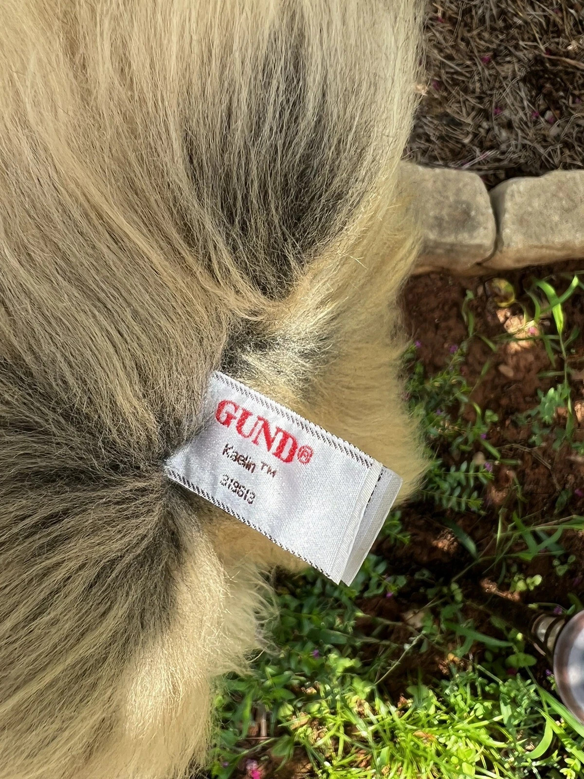 9” Tall Gund Yorkshire Terrier Sitting Dog Pup Plush Stuffed Animal with Red Bow