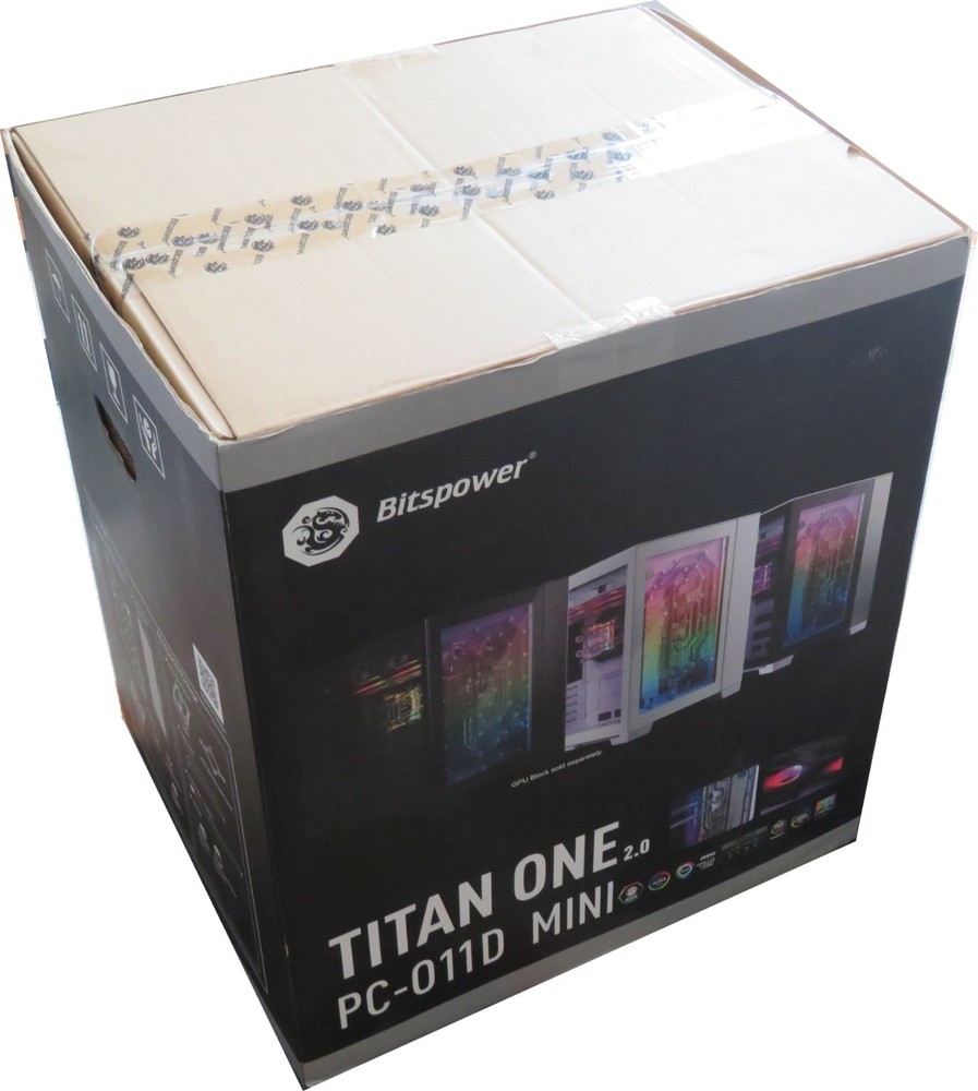 Bitspower Titan One Mini 2.0 Tempered Glass microATX Mini Tower Computer Case
