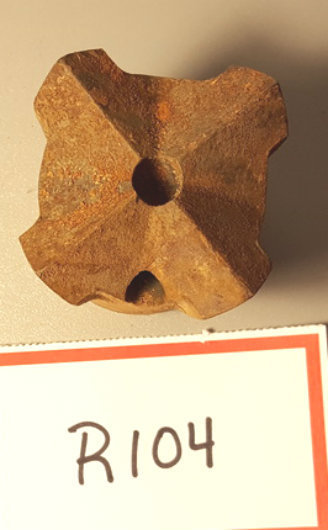 2-1/4"  CARBIDE ROCK CROSS DRILL BITS,  R104
