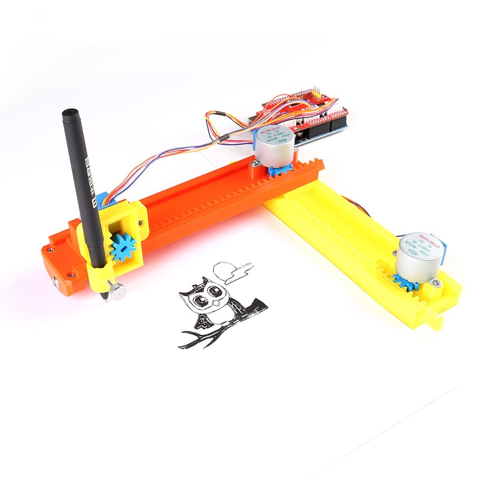 Arduino Mini CNC Plotter Open Source Machine Drawbot Pen Drawing Robot Machine