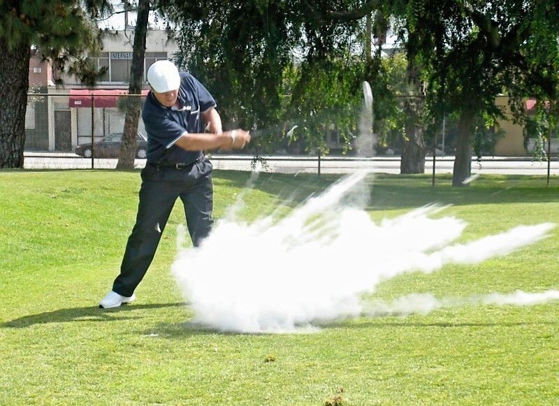 (4) Exploding Golf Balls ~ Explodes into Cloud Smoke ~ Gag Prank Joke Trick