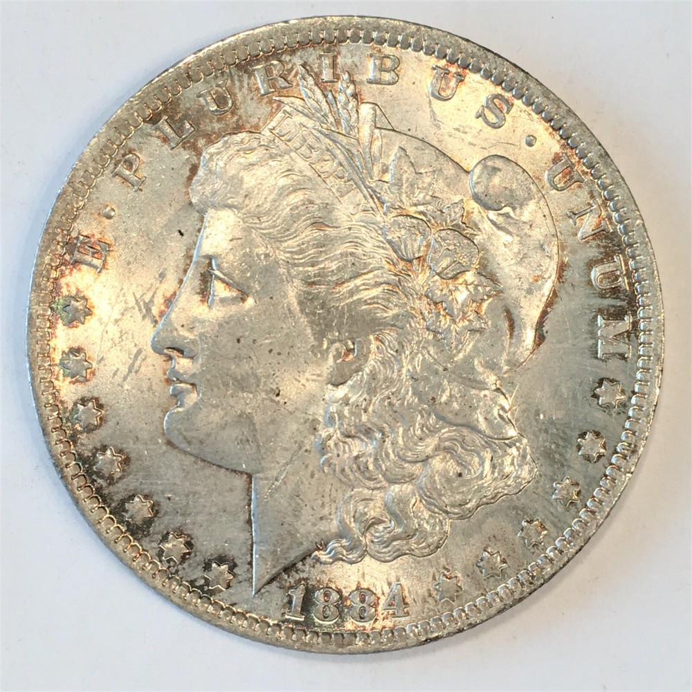 1884-O Morgan Silver Dollar - High Quality Scans #i624