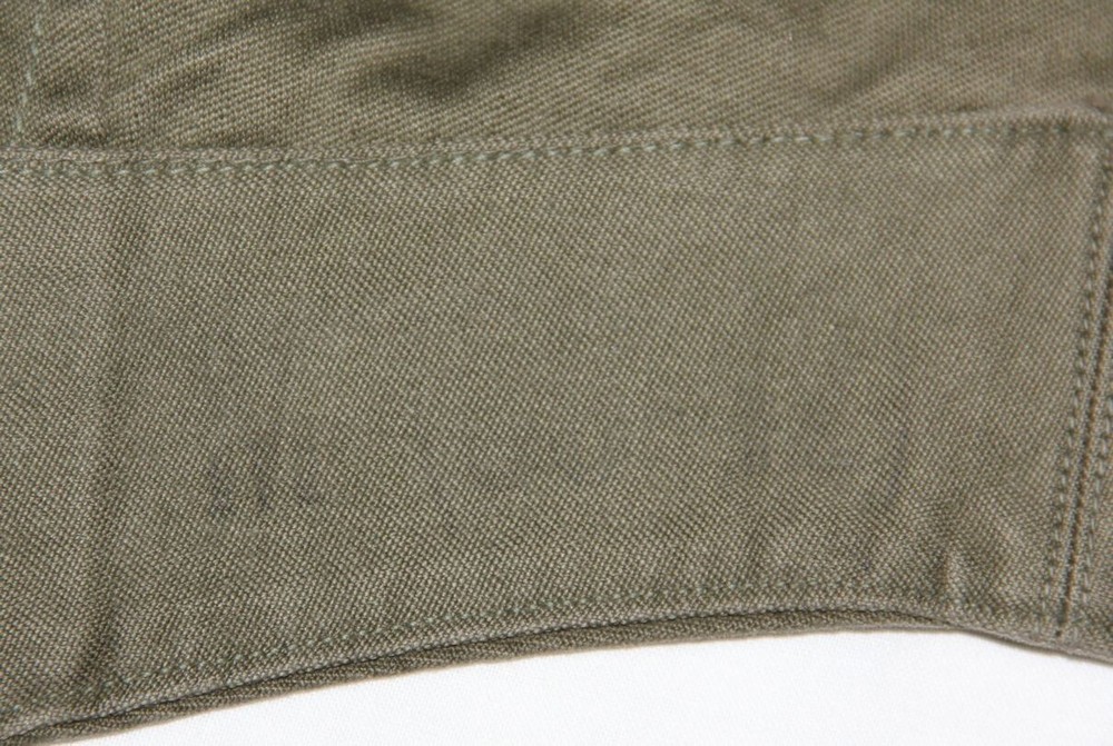 ORIGINAL WWII M-1943 COMBAT FIELD JACKET HOOD, SIZE MEDIUM