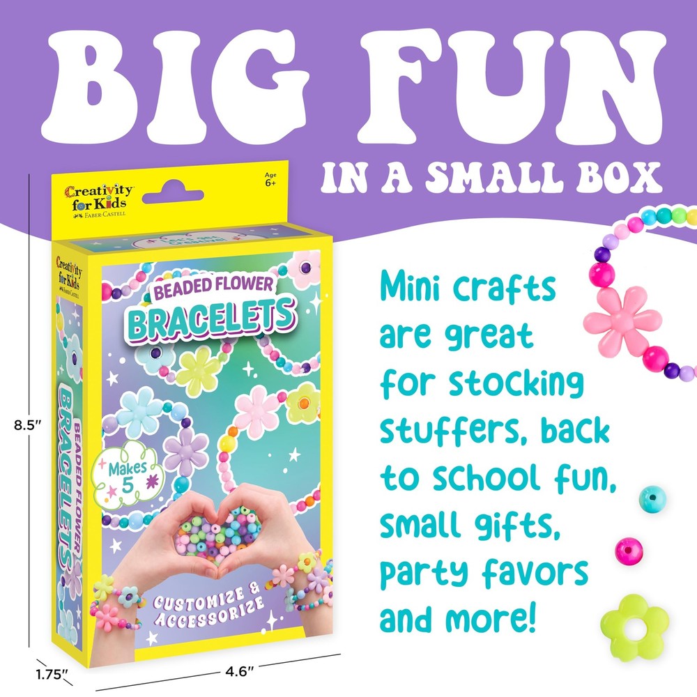 Creativity for Kids Beaded Flower Bracelets, Bracelets